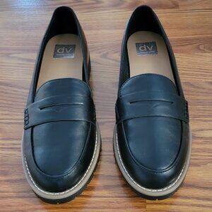 Dolce Vita Black/Tan Loafers NWOT Size 8.5
